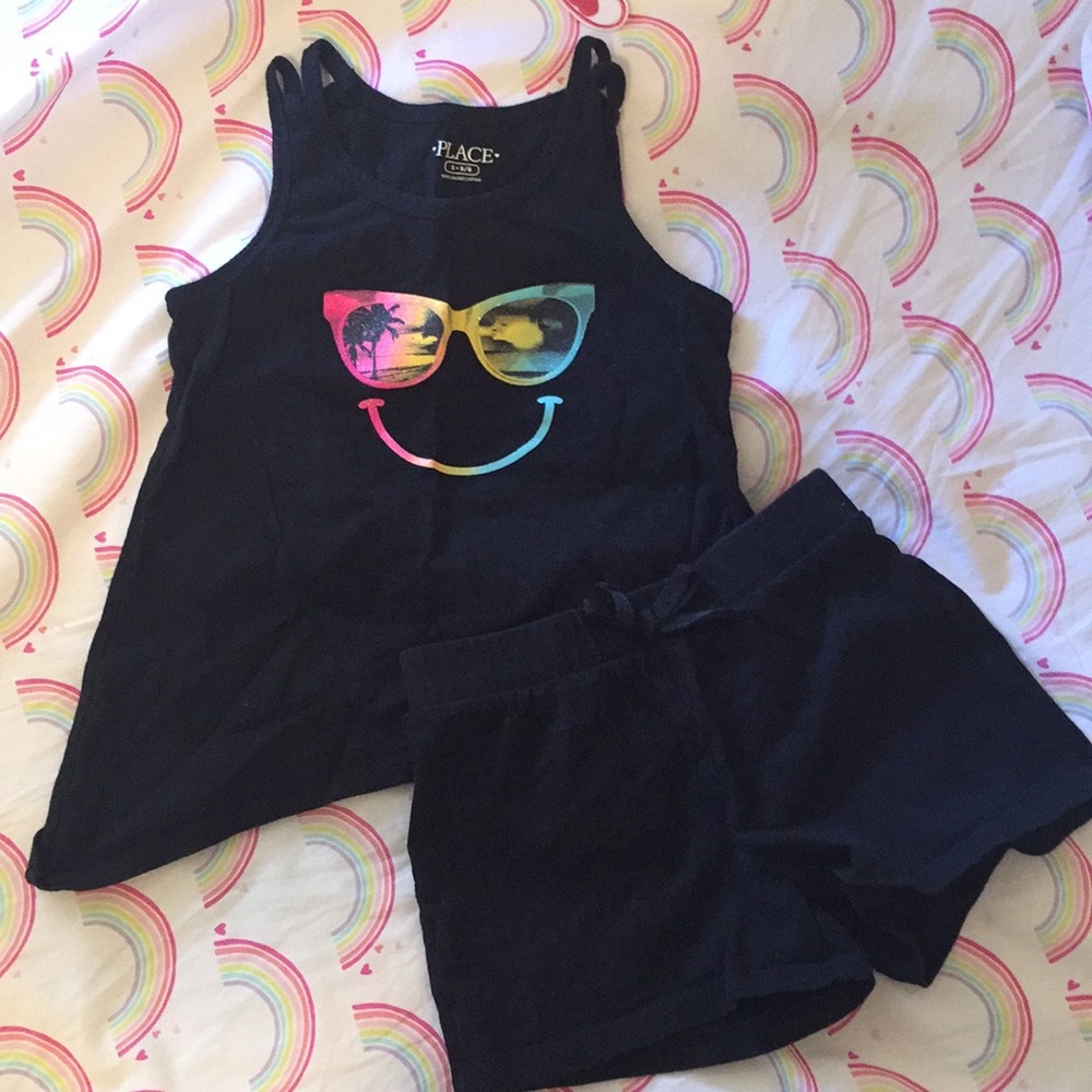 Children’s Place Tank and Shorts outfit